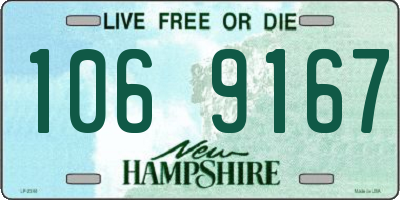 NH license plate 1069167