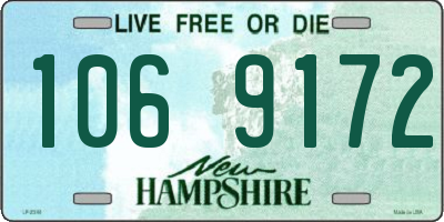 NH license plate 1069172