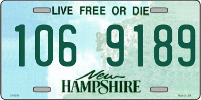 NH license plate 1069189