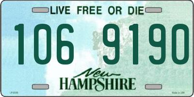 NH license plate 1069190