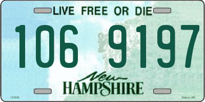 NH license plate 1069197