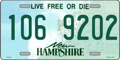 NH license plate 1069202
