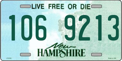 NH license plate 1069213
