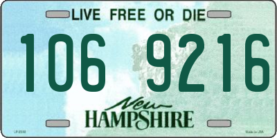 NH license plate 1069216