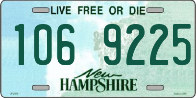 NH license plate 1069225