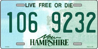 NH license plate 1069232
