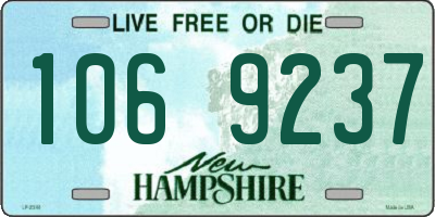 NH license plate 1069237