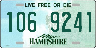 NH license plate 1069241