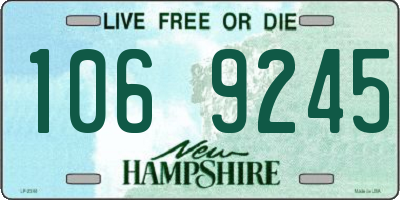 NH license plate 1069245