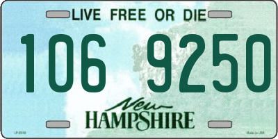 NH license plate 1069250