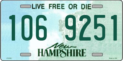 NH license plate 1069251