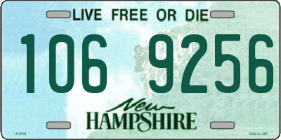 NH license plate 1069256