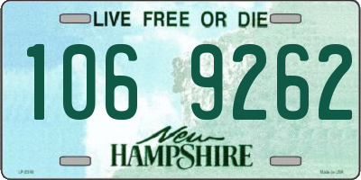 NH license plate 1069262