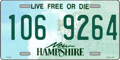 NH license plate 1069264