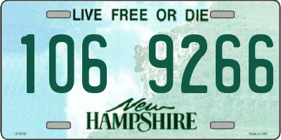 NH license plate 1069266