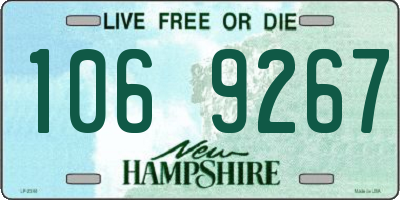 NH license plate 1069267