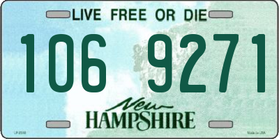 NH license plate 1069271