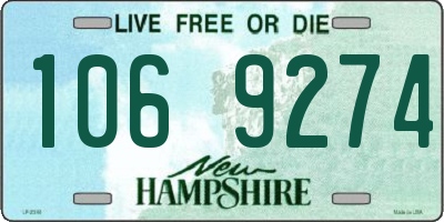 NH license plate 1069274