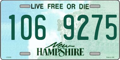 NH license plate 1069275
