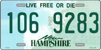 NH license plate 1069283