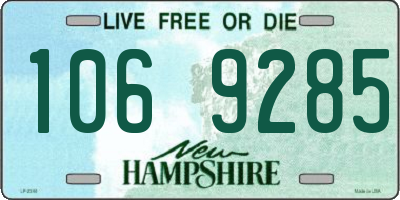 NH license plate 1069285