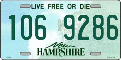 NH license plate 1069286
