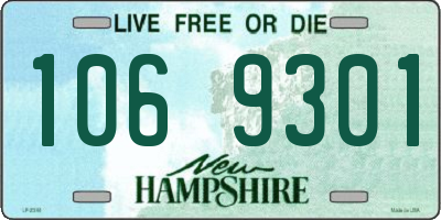 NH license plate 1069301
