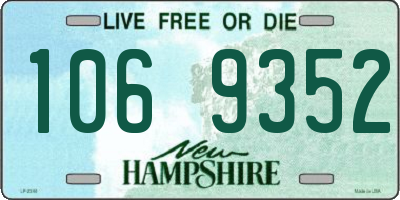 NH license plate 1069352