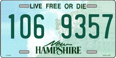 NH license plate 1069357