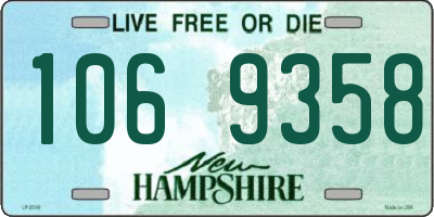 NH license plate 1069358
