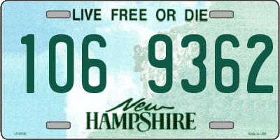 NH license plate 1069362