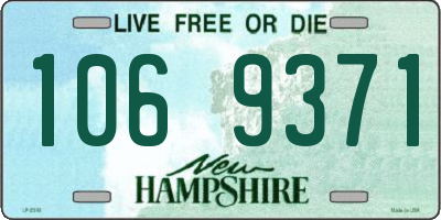 NH license plate 1069371