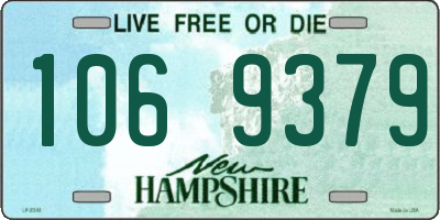 NH license plate 1069379
