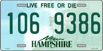 NH license plate 1069386