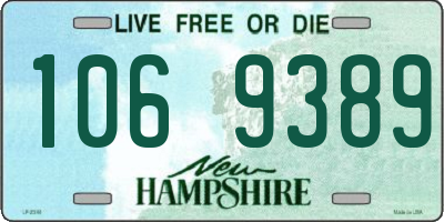 NH license plate 1069389