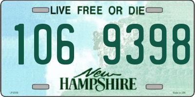 NH license plate 1069398