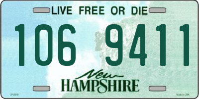 NH license plate 1069411