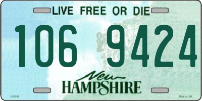 NH license plate 1069424