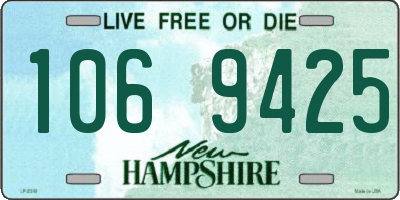 NH license plate 1069425
