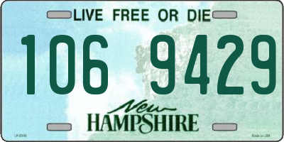 NH license plate 1069429