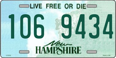 NH license plate 1069434
