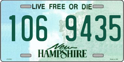NH license plate 1069435