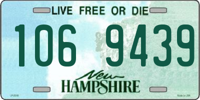 NH license plate 1069439