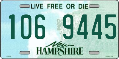 NH license plate 1069445