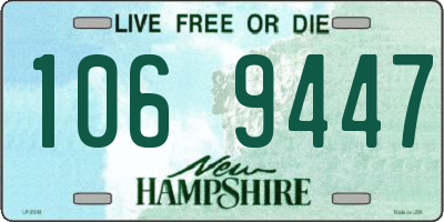 NH license plate 1069447