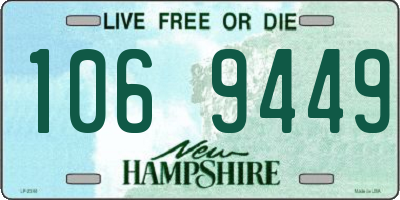 NH license plate 1069449