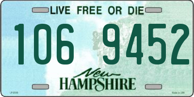 NH license plate 1069452
