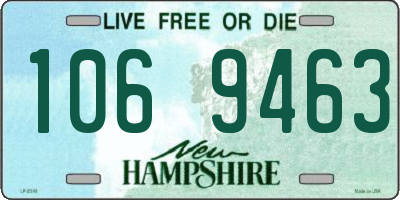 NH license plate 1069463