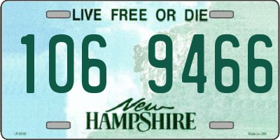 NH license plate 1069466