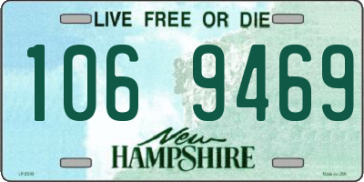 NH license plate 1069469